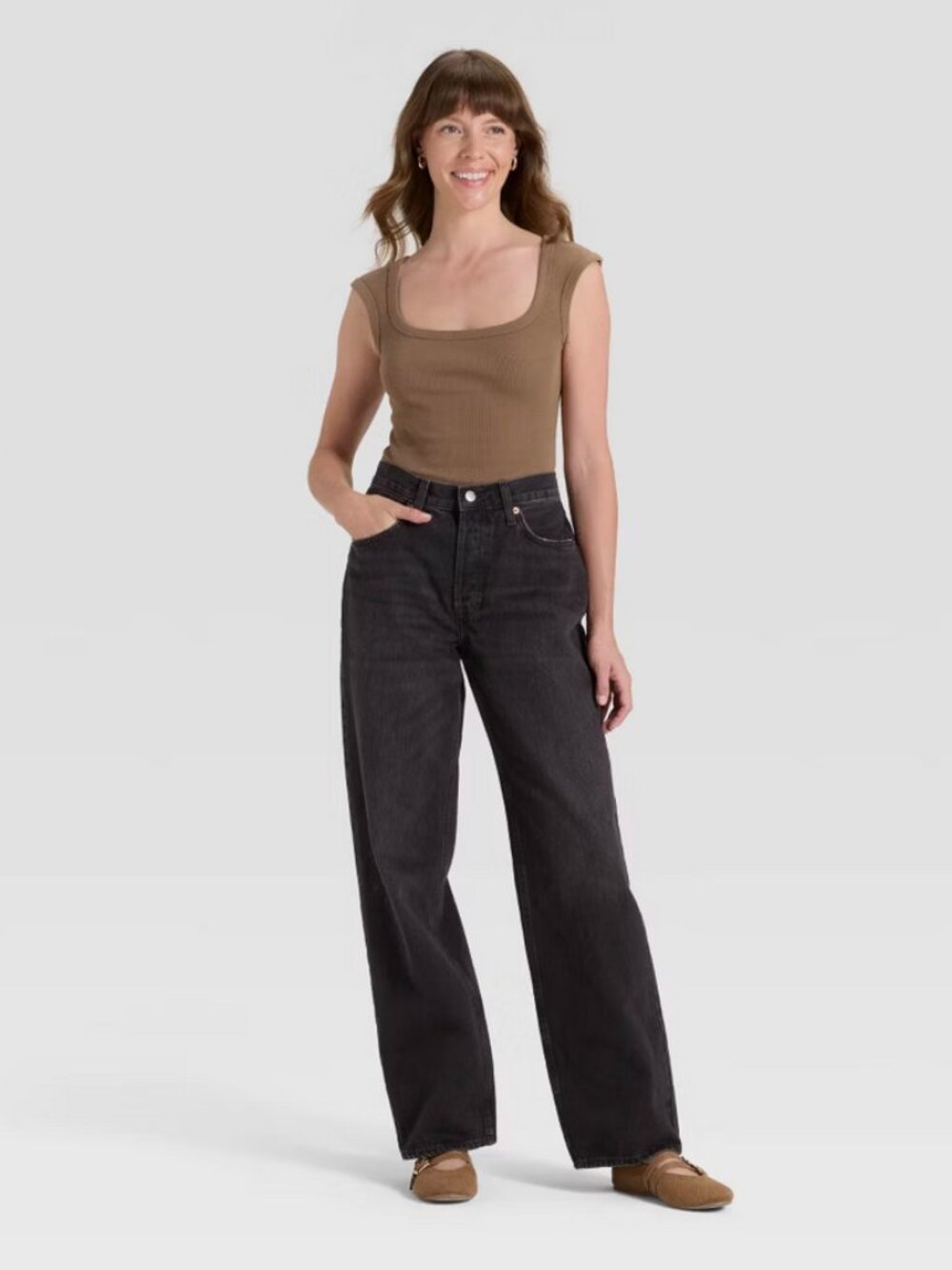 Universal Thread Black Wide Leg Jeans